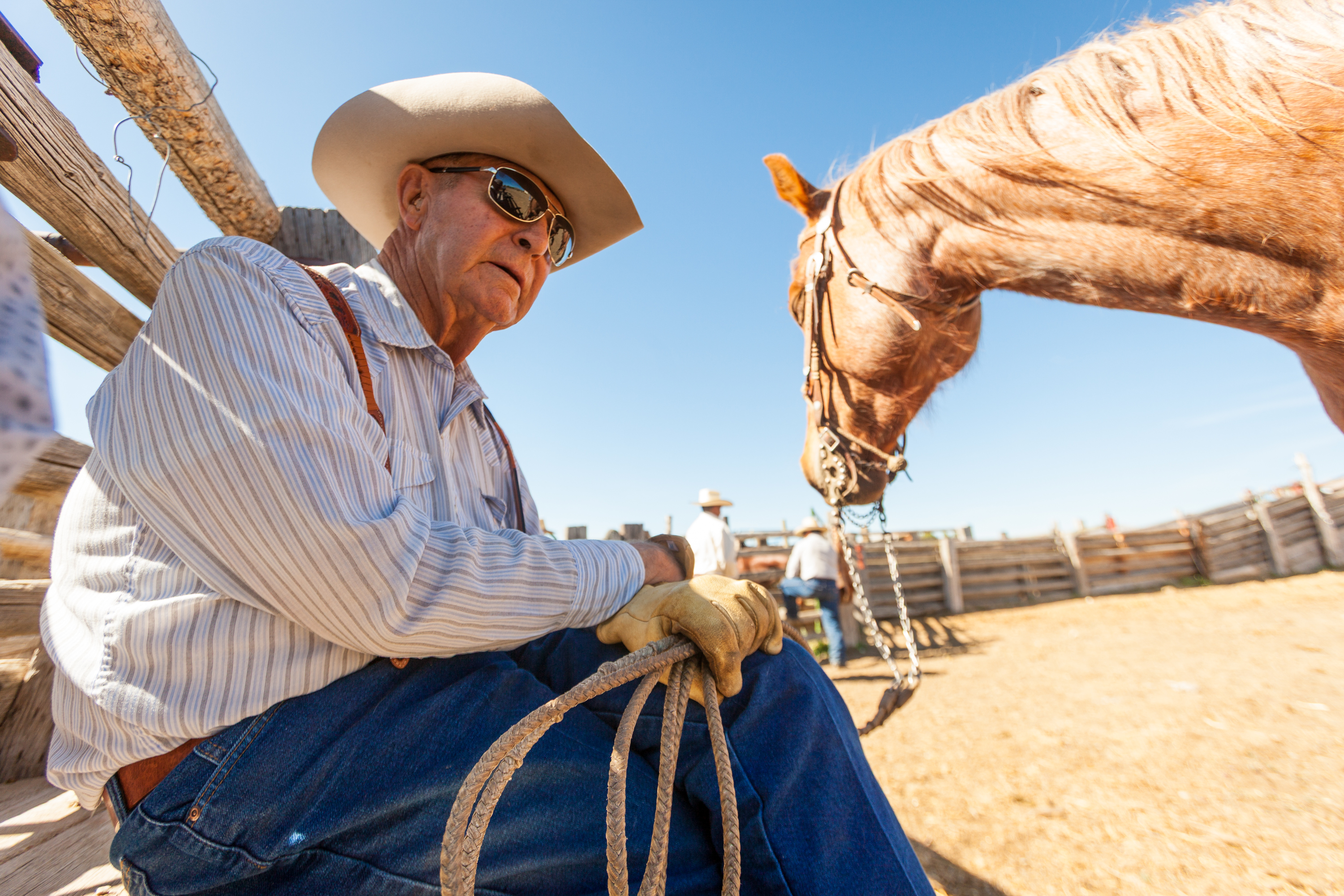 Gary Rose at the corral